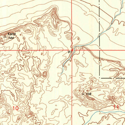 United States Geological Survey Kane Spring, CA (1992, 24000-Scale) digital map