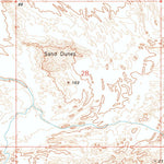 United States Geological Survey Kane Spring NW, CA (1992, 24000-Scale) digital map