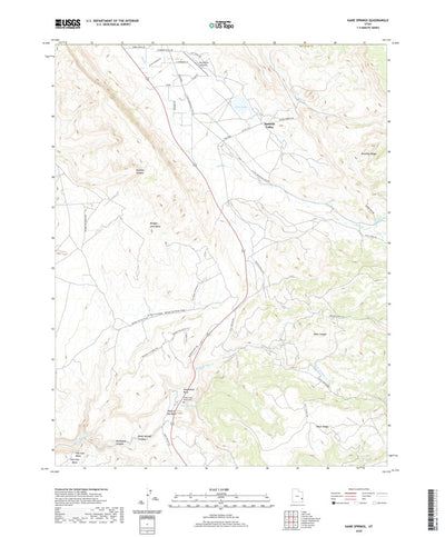 United States Geological Survey Kane Springs, UT (2020, 24000-Scale) digital map