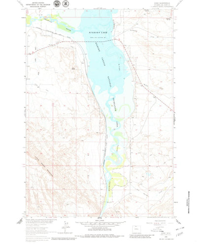 United States Geological Survey Kane, WY (1964, 24000-Scale) digital map