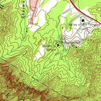 United States Geological Survey Kaneohe, HI (1968, 24000-Scale) digital map