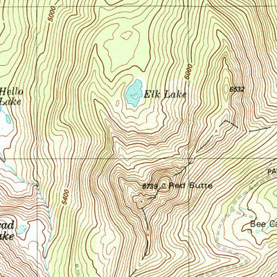 United States Geological Survey Kangaroo Mountain, CA (1980, 24000-Scale) digital map
