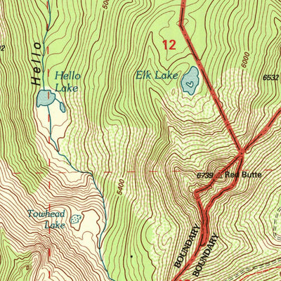 United States Geological Survey Kangaroo Mountain, CA (1996, 24000-Scale) digital map