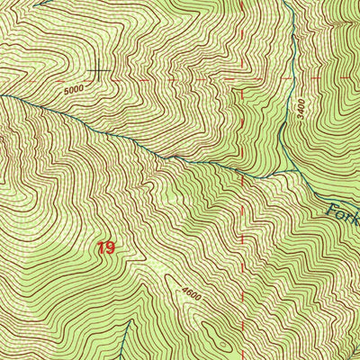 United States Geological Survey Kangaroo Mountain, CA (1996, 24000-Scale) digital map