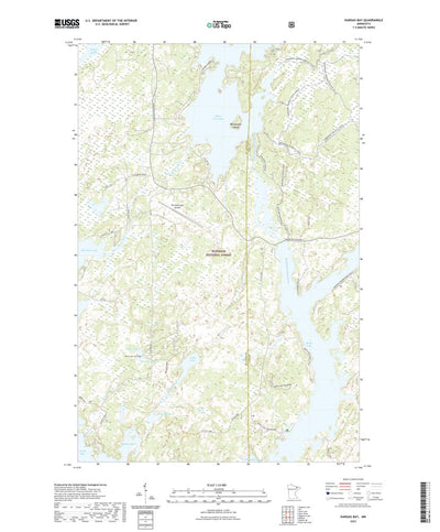 United States Geological Survey Kangas Bay, MN (2022, 24000-Scale) digital map