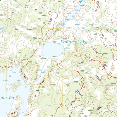 United States Geological Survey Kangas Bay, MN (2022, 24000-Scale) digital map