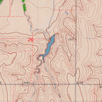 United States Geological Survey Kanona NE, KS (1965, 24000-Scale) digital map