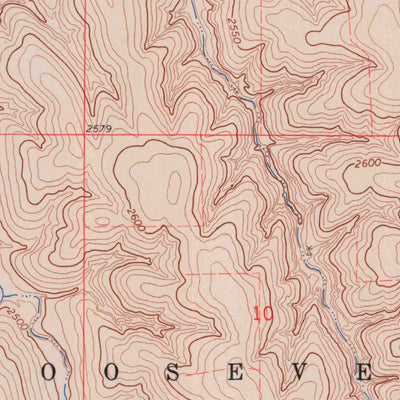 United States Geological Survey Kanona NE, KS (1965, 24000-Scale) digital map