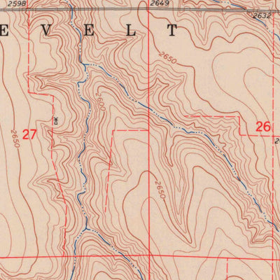 United States Geological Survey Kanona SE, KS (1965, 24000-Scale) digital map