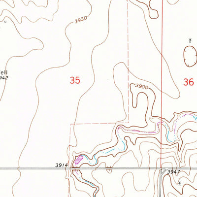 United States Geological Survey Kanorado, KS-CO (1969, 24000-Scale) digital map