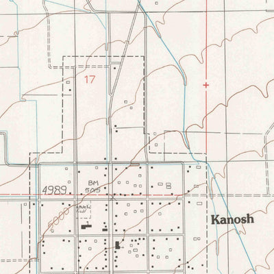 United States Geological Survey Kanosh, UT (1986, 24000-Scale) digital map