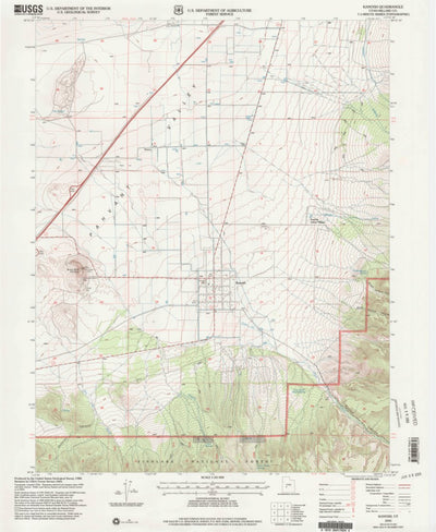 United States Geological Survey Kanosh, UT (2001, 24000-Scale) digital map