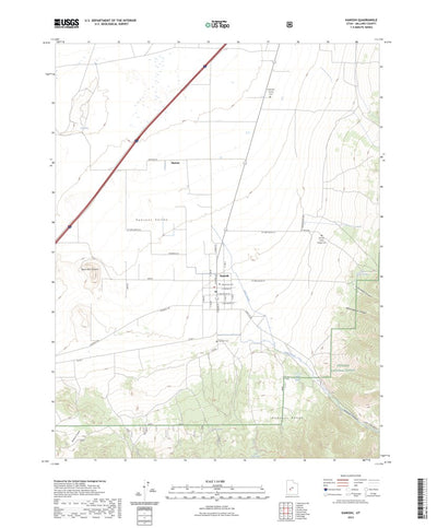 United States Geological Survey Kanosh, UT (2023, 24000-Scale) digital map