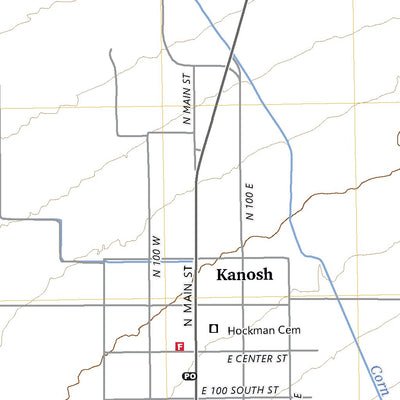 United States Geological Survey Kanosh, UT (2023, 24000-Scale) digital map