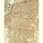 United States Geological Survey Kansas City, MO-KS (1940, 31680-Scale) digital map