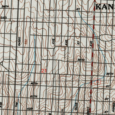 United States Geological Survey Kansas City, MO-KS (1996, 24000-Scale) digital map