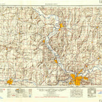 United States Geological Survey Kansas City, MO-KS-NE (1954, 250000-Scale) digital map