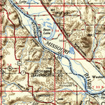 United States Geological Survey Kansas City, MO-KS-NE (1954, 250000-Scale) digital map