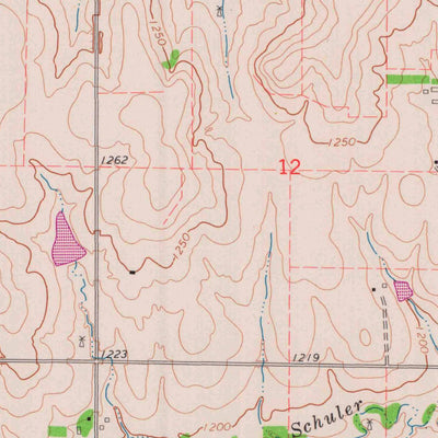United States Geological Survey Kansas Falls, KS (1964, 24000-Scale) digital map