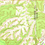 United States Geological Survey Kansas, OK (1972, 24000-Scale) digital map