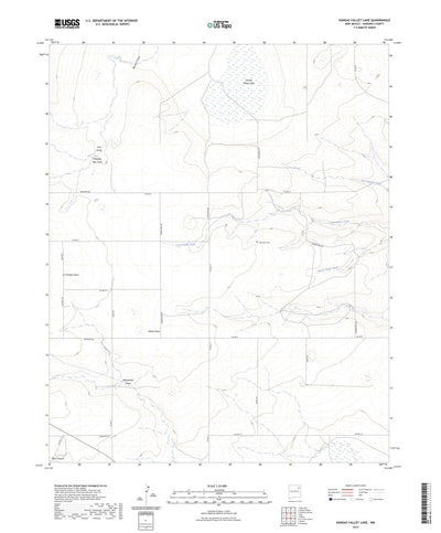 United States Geological Survey Kansas Valley Lake, NM (2023, 24000-Scale) digital map