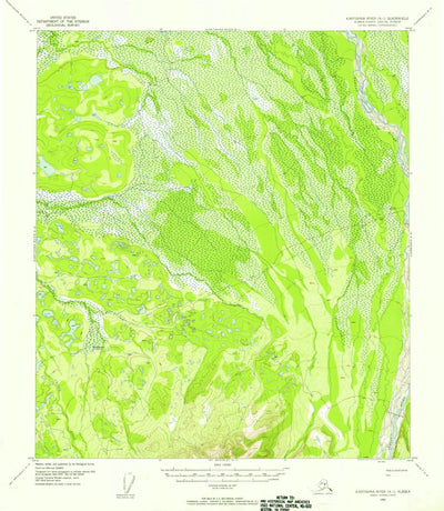 United States Geological Survey Kantishna River A-1, AK (1952, 63360-Scale) digital map