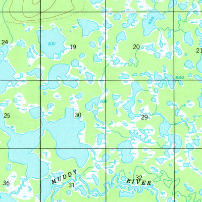 United States Geological Survey Kantishna River A-4, AK (1953, 63360-Scale) digital map