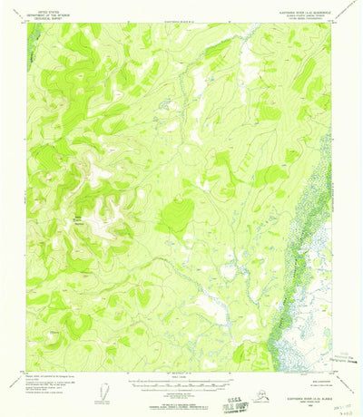 United States Geological Survey Kantishna River A-6, AK (1952, 63360-Scale) digital map
