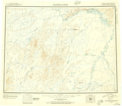 United States Geological Survey Kantishna River, AK (1948, 250000-Scale) digital map
