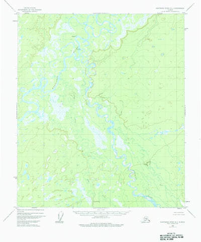 United States Geological Survey Kantishna River B-1, AK (1952, 63360-Scale) digital map