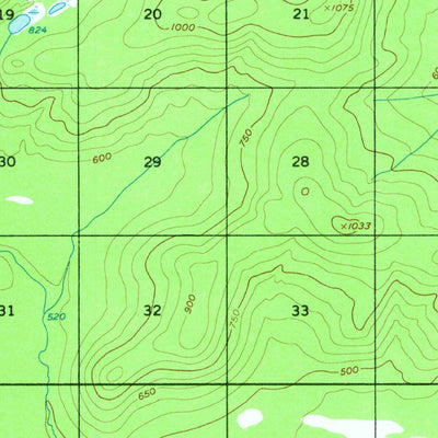 United States Geological Survey Kantishna River B-1, AK (1953, 63360-Scale) digital map