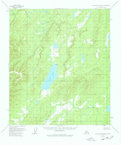 United States Geological Survey Kantishna River B-3, AK (1953, 63360-Scale) digital map