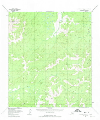 United States Geological Survey Kantishna River B-4, AK (1953, 63360-Scale) digital map