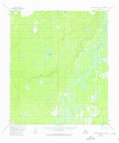 United States Geological Survey Kantishna River C-1, AK (1952, 63360-Scale) digital map