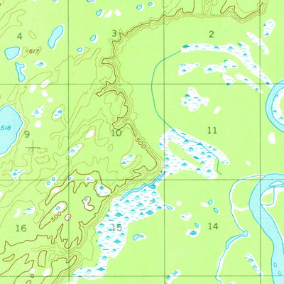 United States Geological Survey Kantishna River C-1, AK (1952, 63360-Scale) digital map