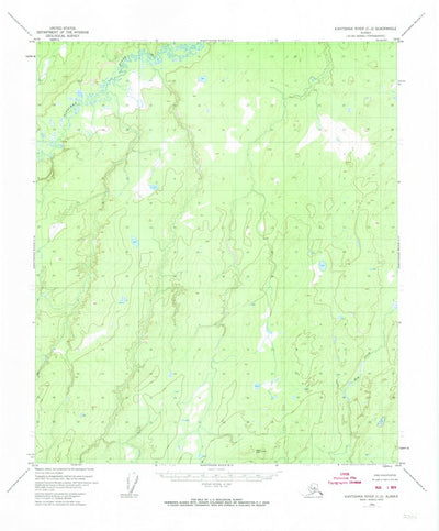 United States Geological Survey Kantishna River C-2, AK (1953, 63360-Scale) digital map