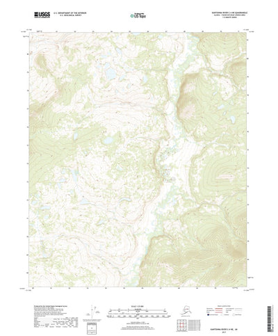 United States Geological Survey Kantishna River C-4 NE, AK (2017, 25000-Scale) digital map