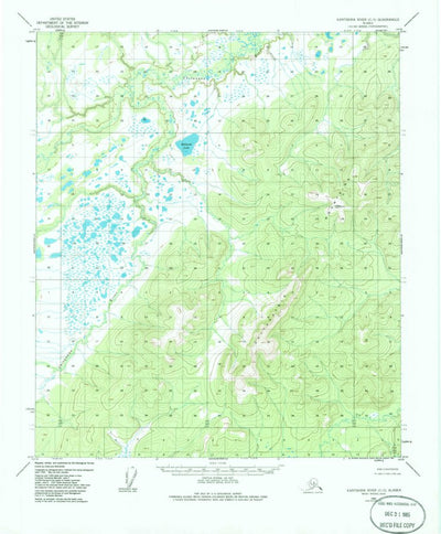 United States Geological Survey Kantishna River C-5, AK (1952, 63360-Scale) digital map