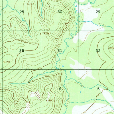 United States Geological Survey Kantishna River C-5, AK (1952, 63360-Scale) digital map