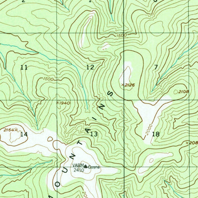 United States Geological Survey Kantishna River C-5, AK (1952, 63360-Scale) digital map
