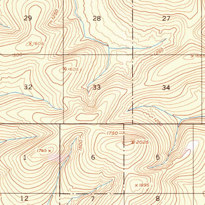 United States Geological Survey Kantishna River C-6, AK (1952, 63360-Scale) digital map
