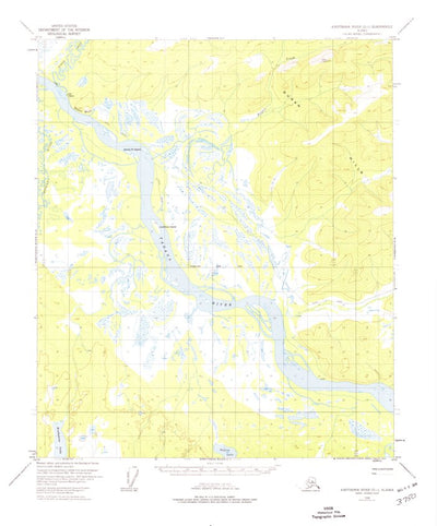 United States Geological Survey Kantishna River D-1, AK (1953, 63360-Scale) digital map