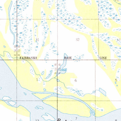 United States Geological Survey Kantishna River D-1, AK (1953, 63360-Scale) digital map