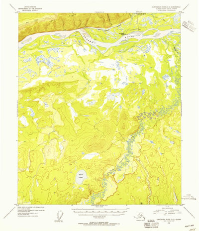 United States Geological Survey Kantishna River D-2, AK (1954, 63360-Scale) digital map