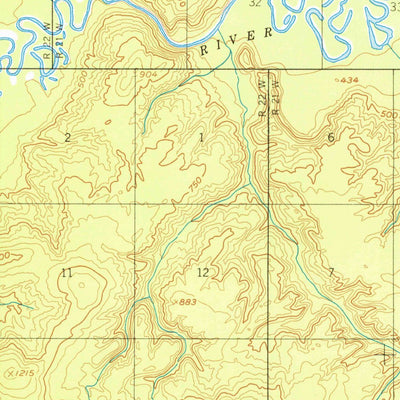 United States Geological Survey Kantishna River D-4, AK (1953, 63360-Scale) digital map
