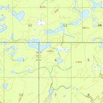 United States Geological Survey Kantishna River D-5, AK (1952, 63360-Scale) digital map