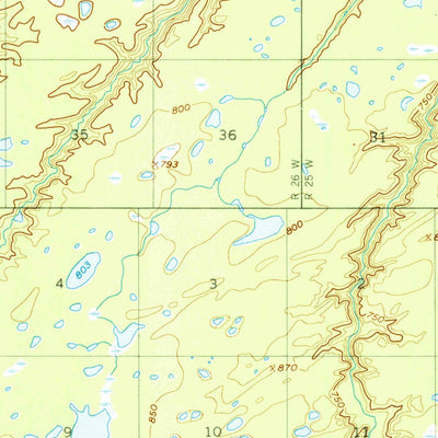 United States Geological Survey Kantishna River D-6, AK (1952, 63360-Scale) digital map
