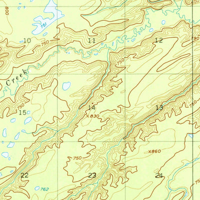 United States Geological Survey Kantishna River D-6, AK (1952, 63360-Scale) digital map