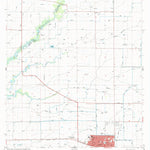 United States Geological Survey Kaplan North, LA (1983, 24000-Scale) digital map
