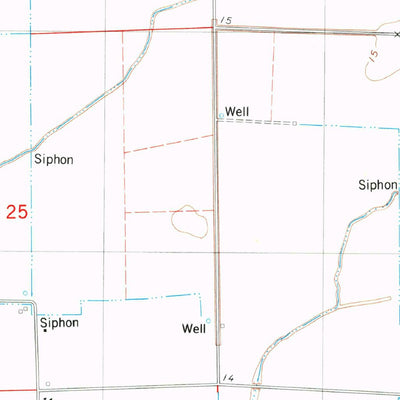 United States Geological Survey Kaplan North, LA (1983, 24000-Scale) digital map